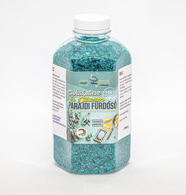 Eukaliptusz citrommal Fürdősó